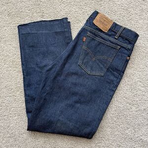 Vintage Levis 517 Jeans Mens 38 x 30 Actual Bootcut Orange Tab Dark Denim Canada